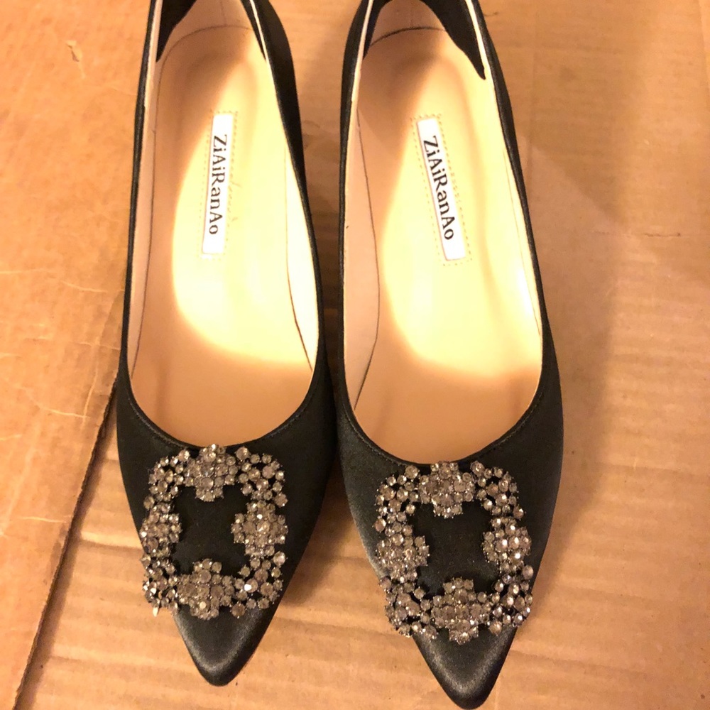 Rhinestone heels